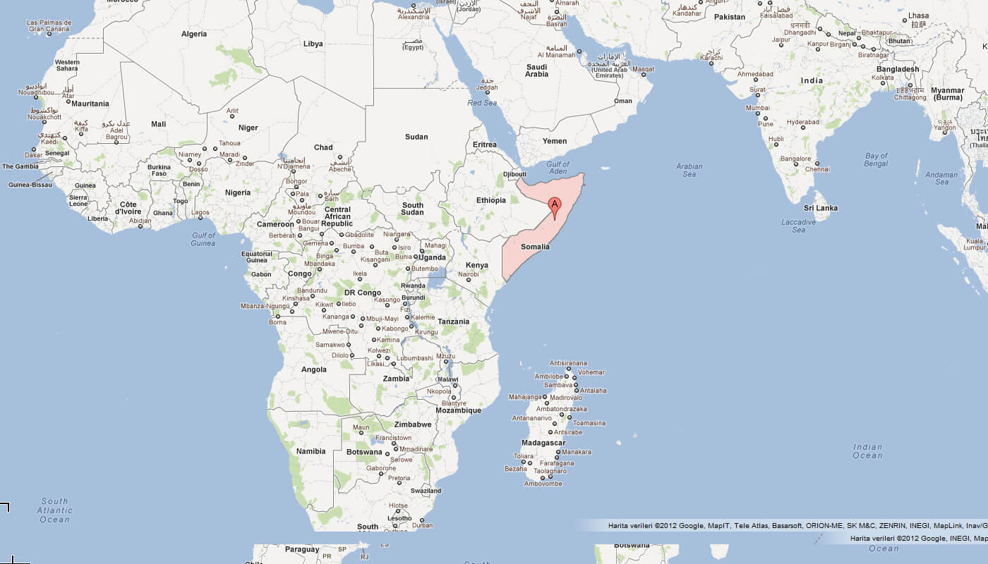 map of Somalia africa